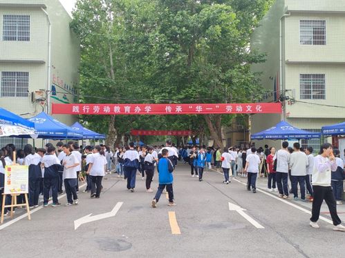 勞動促成長,共享美 食 光 華容縣華一明輝中學開展校園美食節活動